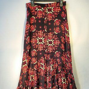 Womens Medium Earthbound Pink and Black Skirt